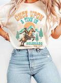 Once Upon A Time in Colorado Wild We Graphic - Adult & Kids T-Shirts, Sweatshirts & Hoodies apparel design preview 1