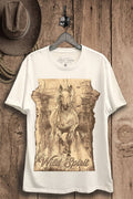 Wild Spirit Horse Graphic Top - Adult & Kids T-Shirts, Sweatshirts & Hoodies apparel design preview 1