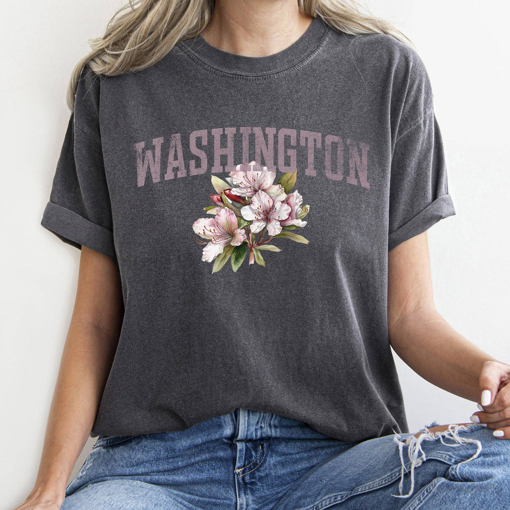Washington State Flower - Adult & Kids T-Shirts, Sweatshirts & Hoodies apparel design preview 1