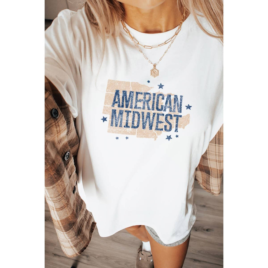 American Midwest Vintage Graphic Oversized - Adult & Kids T-Shirts, Sweatshirts & Hoodies apparel design preview 1