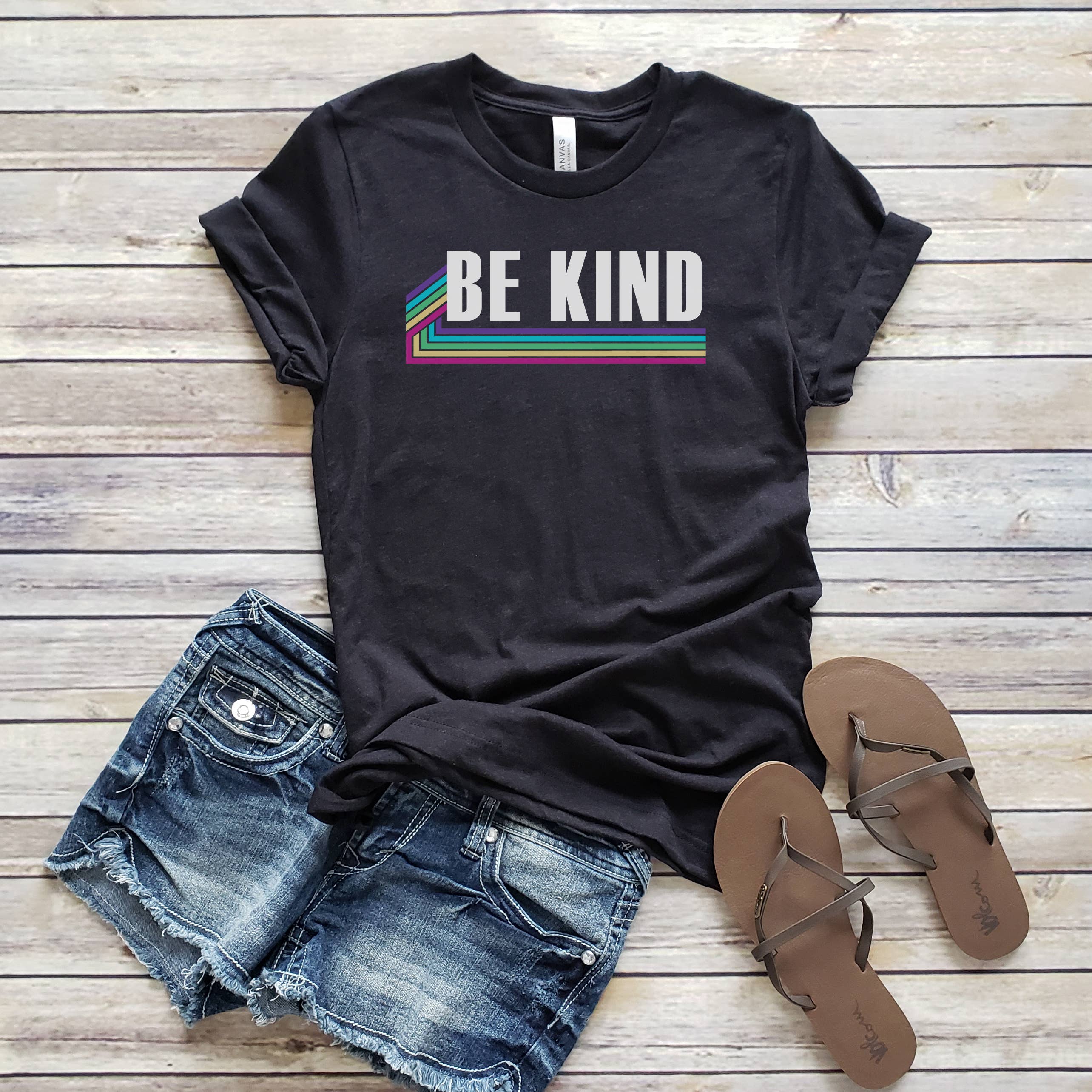 Be Kind Sizes XS-2XL - Adult & Kids T-Shirts, Sweatshirts & Hoodies apparel design preview 1