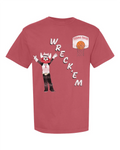 Texas Tech Retro Basketball Red Comfort Colors - Adult & Kids T-Shirts, Sweatshirts & Hoodies apparel design preview 1