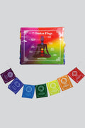 7 Chakra Prayer Flags (CP-28) - Adult & Kids T-Shirts, Sweatshirts & Hoodies apparel design preview 1