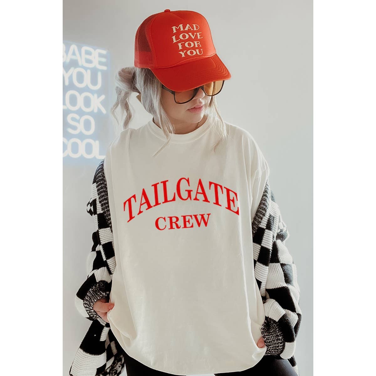 Tailgate Crew Vintage Graphic Oversized - Adult & Kids T-Shirts, Sweatshirts & Hoodies apparel design preview 1