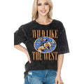 Wild Like the West Oversize Mineral Wash T - Adult & Kids T-Shirts, Sweatshirts & Hoodies apparel design preview 1