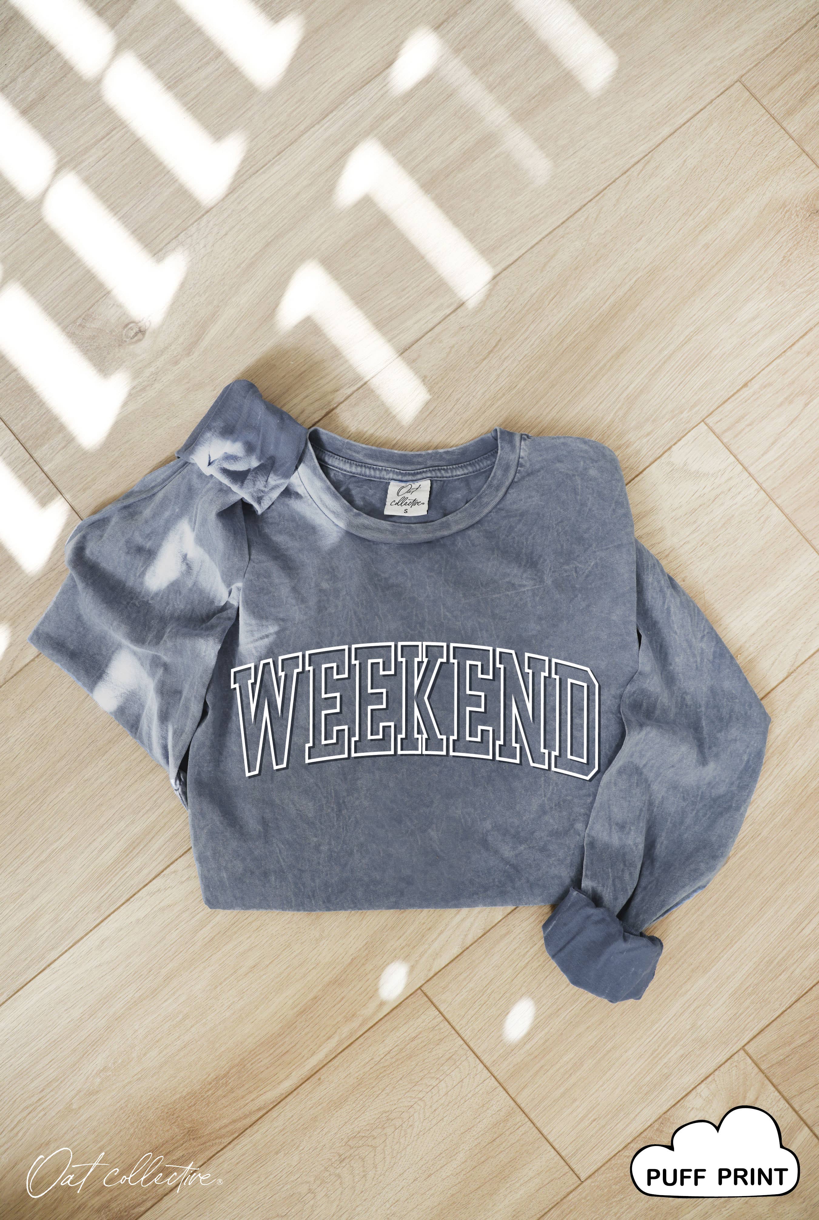 Weekend Puff Mineral Washed Graphic - Adult & Kids T-Shirts, Sweatshirts & Hoodies apparel design preview 1