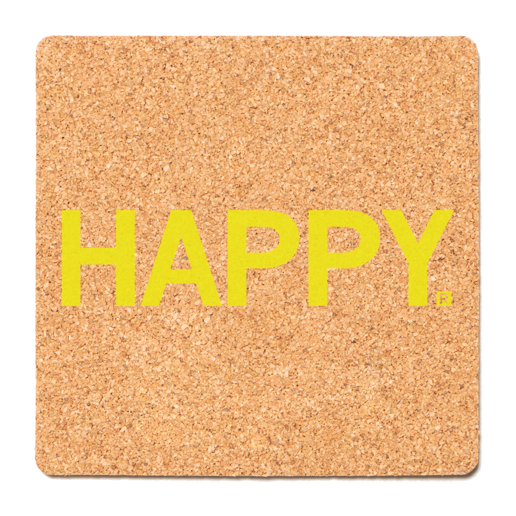 Happy Cork Coaster - Adult & Kids T-Shirts, Sweatshirts & Hoodies apparel design preview 1