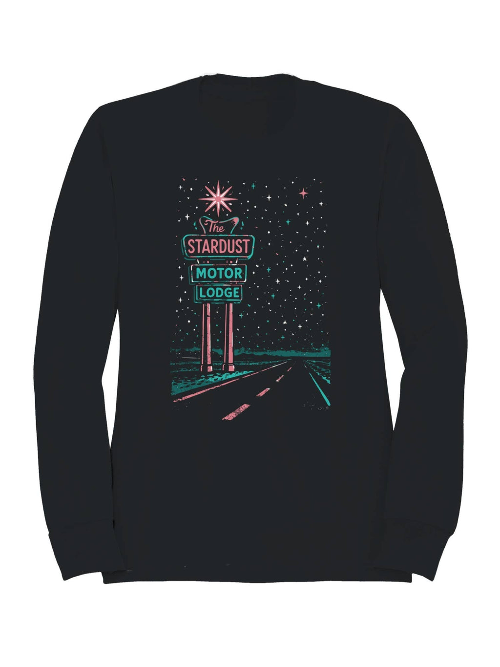 Roadtrip USA Stardust Motor Lodge Retro Men's - Adult & Kids T-Shirts, Sweatshirts & Hoodies apparel design preview 1