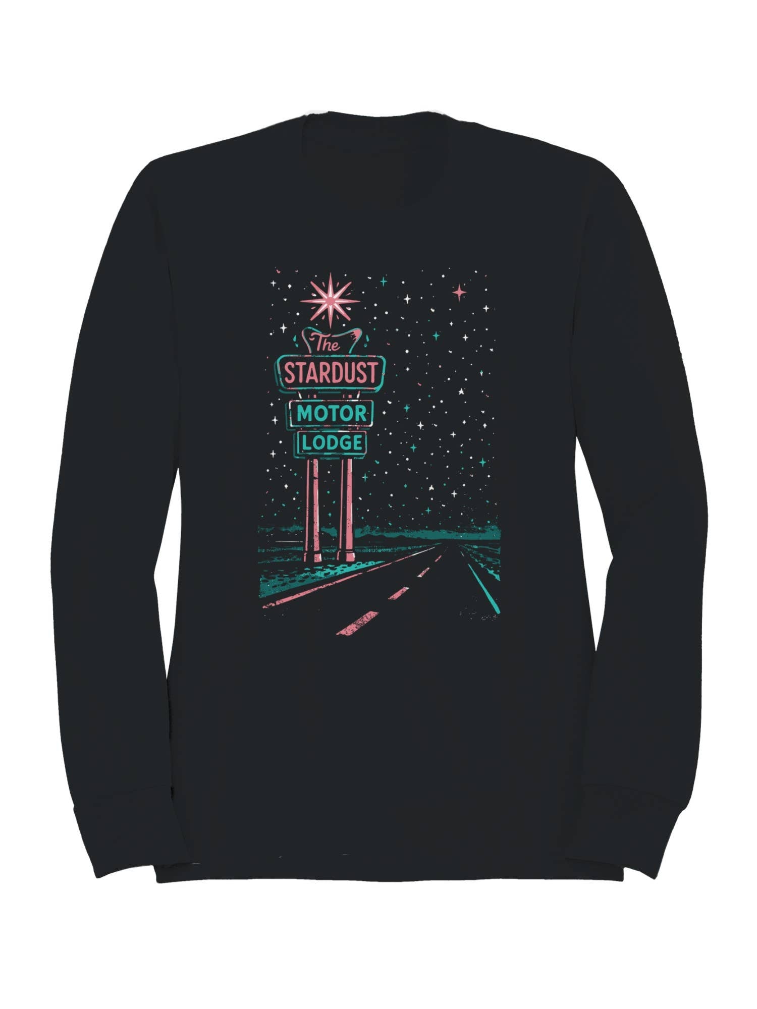 Roadtrip USA Stardust Motor Lodge Retro Men's - Adult & Kids T-Shirts, Sweatshirts & Hoodies apparel design preview 1