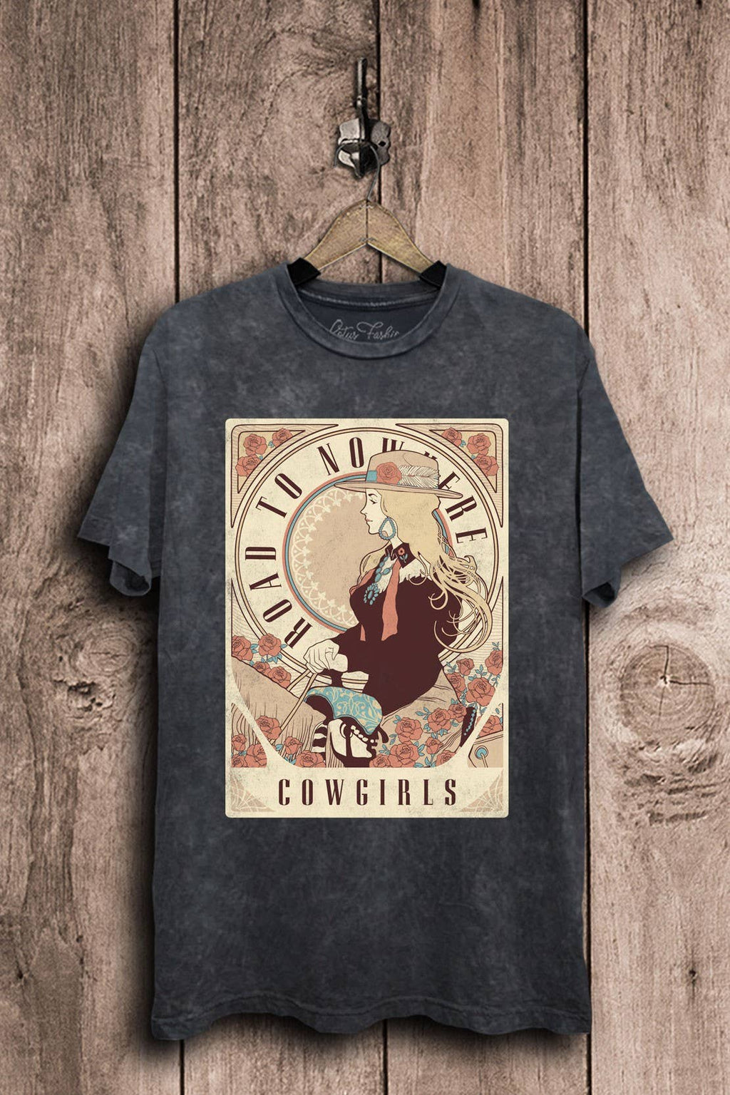 Road To Nowhere Cowgirls Graphic Top - Adult & Kids T-Shirts, Sweatshirts & Hoodies apparel design preview 1
