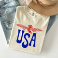 Retro USA, Eagle, America, Patriotic, 4th of July - Adult & Kids T-Shirts, Sweatshirts & Hoodies apparel design preview 1