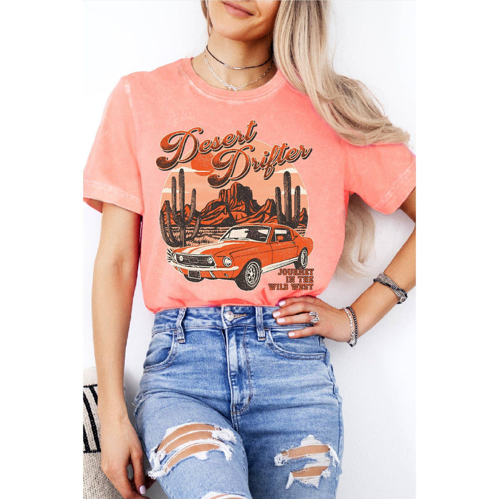 Desert Drifter Mineral Washed T - Adult & Kids T-Shirts, Sweatshirts & Hoodies apparel design preview 1