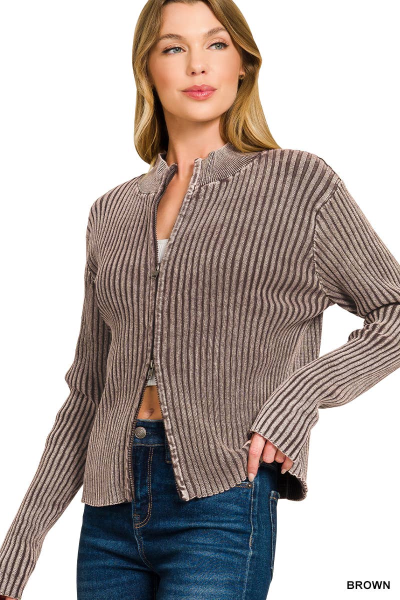 ..1008 Two Tone Double Head Zipper Sweater Cardigan - Adult & Kids T-Shirts, Sweatshirts & Hoodies apparel design preview 1