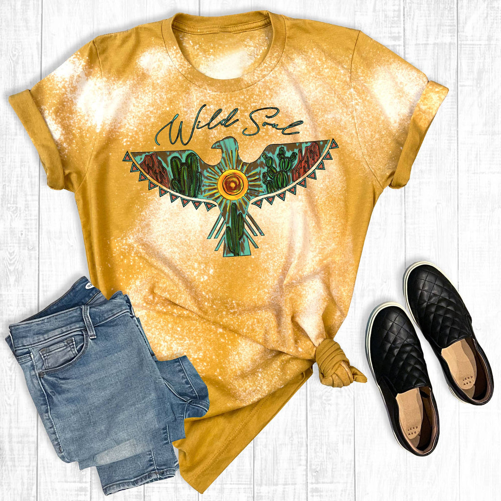 Distressed Wild Soul - Adult & Kids T-Shirts, Sweatshirts & Hoodies apparel design preview 1
