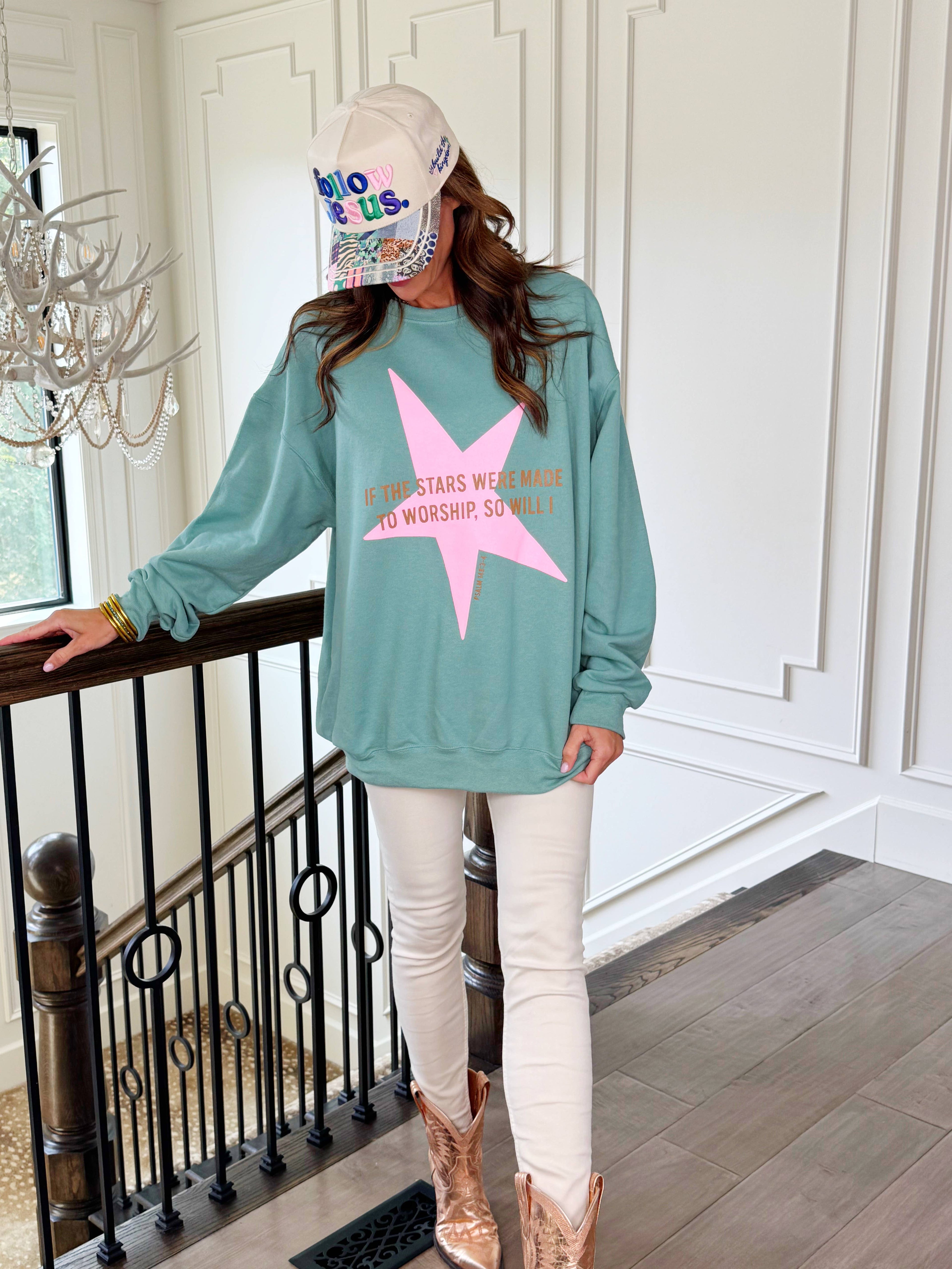 Stars Were Made To Worship - Adult & Kids T-Shirts, Sweatshirts & Hoodies apparel design preview 1