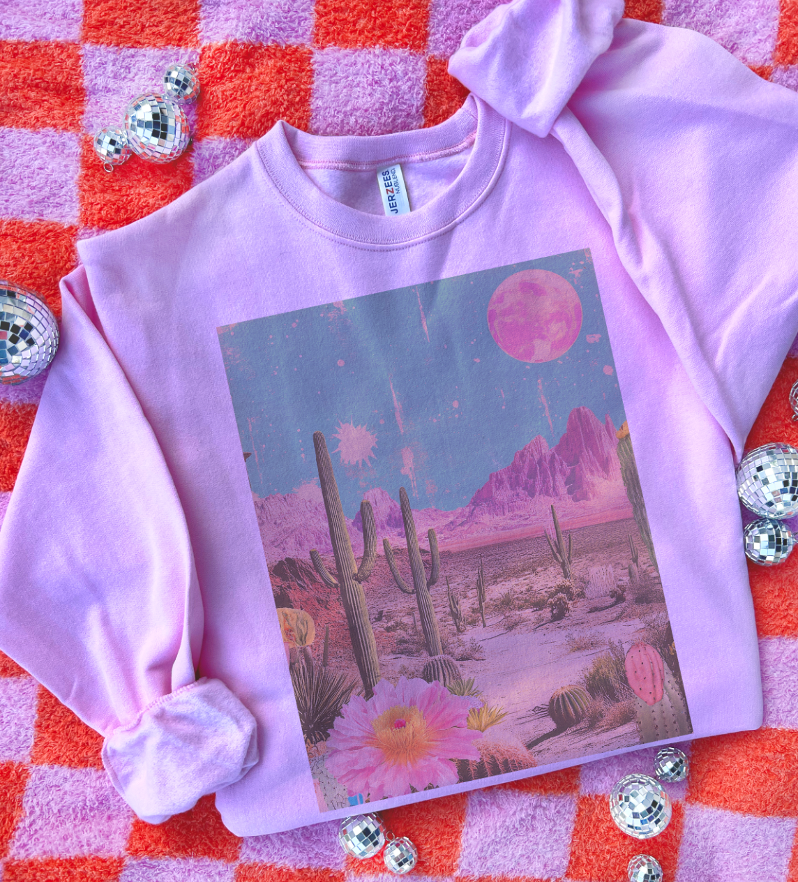 Disco Pop Wish You Were Here - Adult & Kids T-Shirts, Sweatshirts & Hoodies apparel design preview 1