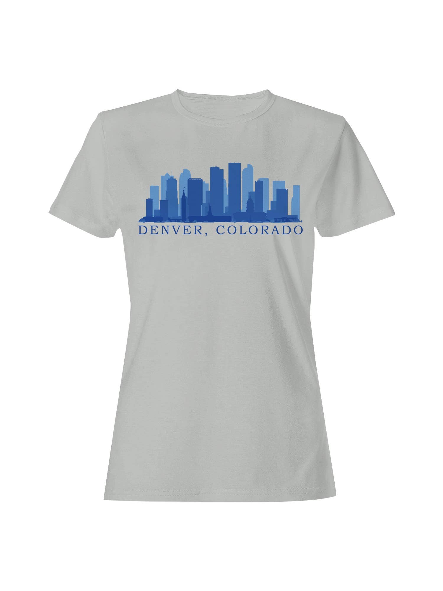 Denver Colorado Skyline Art Women's - Adult & Kids T-Shirts, Sweatshirts & Hoodies apparel design preview 1