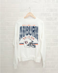 Auburn Tigers Established Helmet White Thrifted - Adult & Kids T-Shirts, Sweatshirts & Hoodies apparel design preview 1