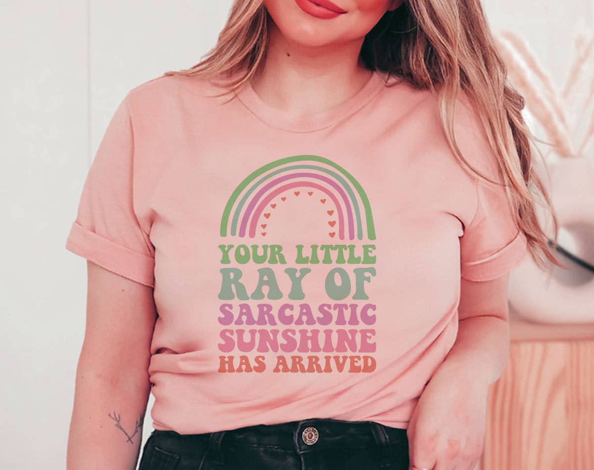 Your Little Ray of Sarcastic Sunshine Funny - Adult & Kids T-Shirts, Sweatshirts & Hoodies apparel design preview 1