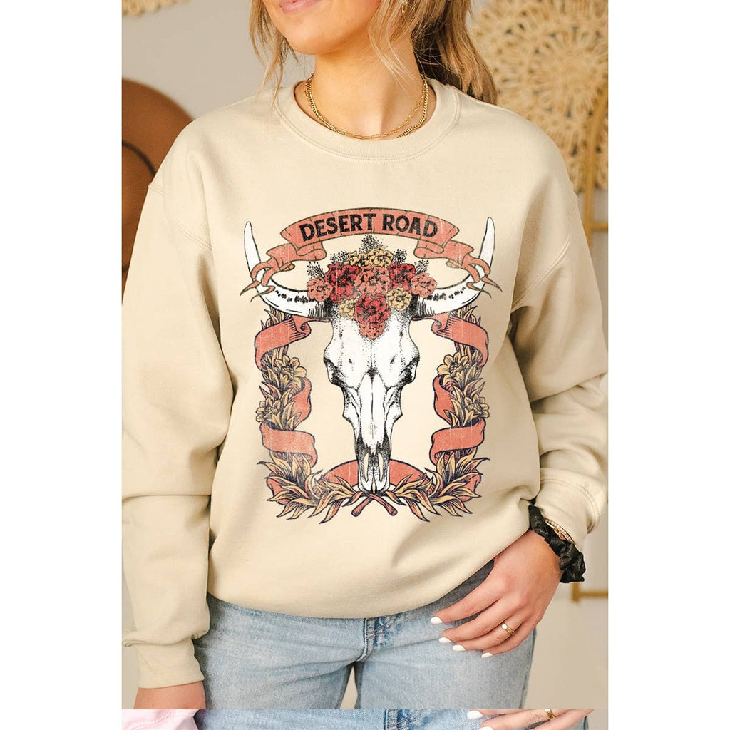 Desert Road Vintage Graphic - Adult & Kids T-Shirts, Sweatshirts & Hoodies apparel design preview 1