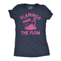 Flamingo with the Flow Women's - Adult & Kids T-Shirts, Sweatshirts & Hoodies apparel design preview 1