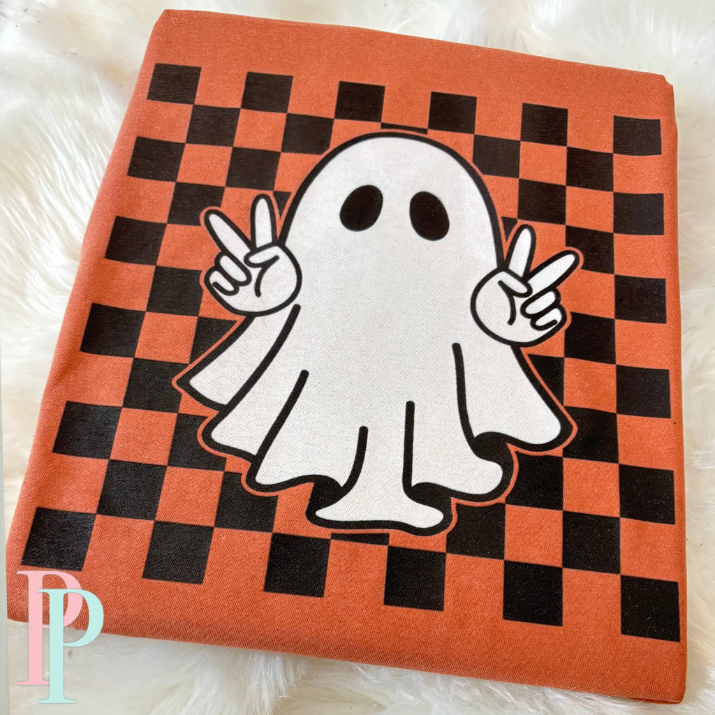 Halloween Graphic Retro Ghost - Adult & Kids T-Shirts, Sweatshirts & Hoodies apparel design preview 1