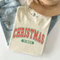 Christmas Vibes, Retro, Varsity, Santa, Snow, Xmas - Adult & Kids T-Shirts, Sweatshirts & Hoodies apparel design preview 1