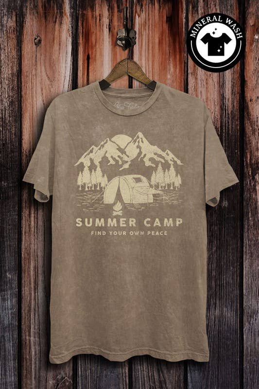 Summer Camp Graphic Top - Adult & Kids T-Shirts, Sweatshirts & Hoodies apparel design preview 1