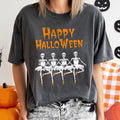Happy Halloween Ballerinas Vintage - Adult & Kids T-Shirts, Sweatshirts & Hoodies apparel design preview 1