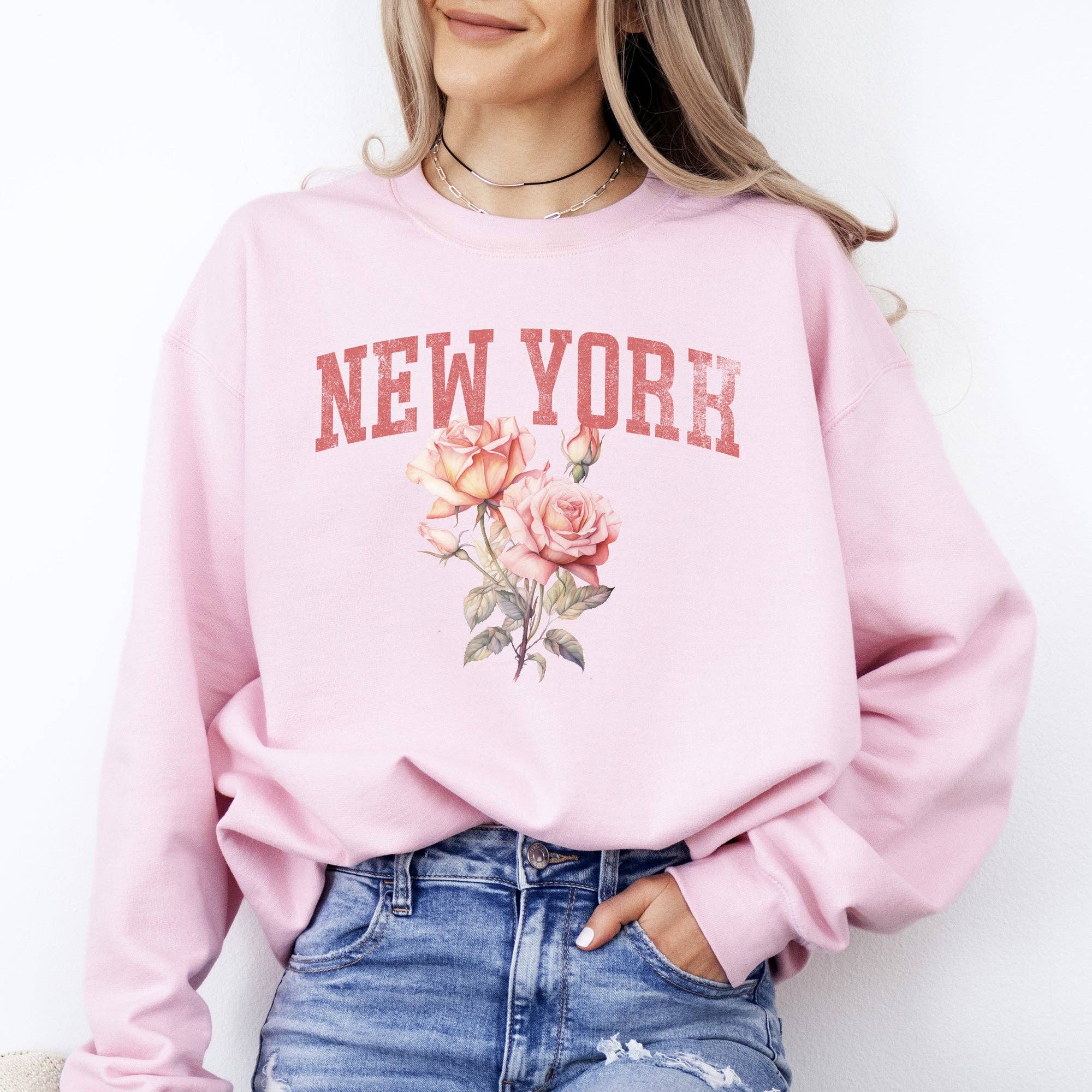 New York State Flower - Adult & Kids T-Shirts, Sweatshirts & Hoodies apparel design preview 1