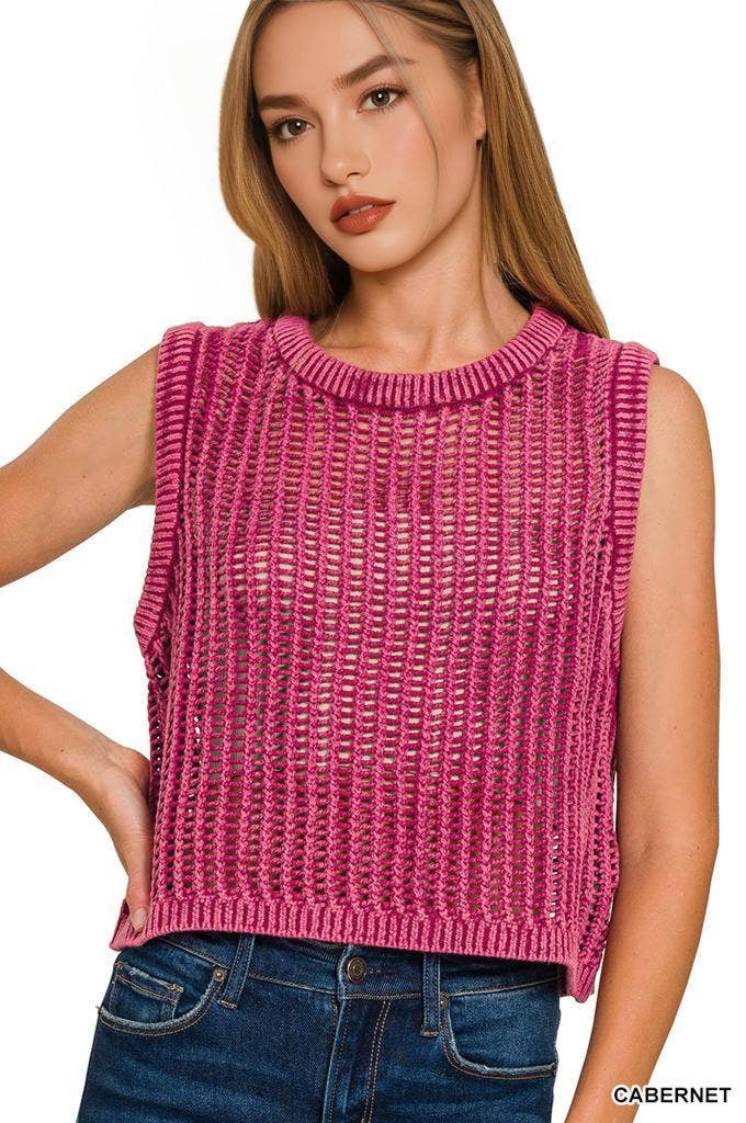 .0825 Fishnet Sweater Vest SI-27233 - Adult & Kids T-Shirts, Sweatshirts & Hoodies apparel design preview 1