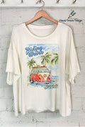 Riding the Wave -Hand Drawn - Adult & Kids T-Shirts, Sweatshirts & Hoodies apparel design preview 1
