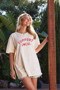 Support Local Oversized Graphic Top - Adult & Kids T-Shirts, Sweatshirts & Hoodies apparel design preview 1