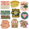 Farmers Market Stickers - Adult & Kids T-Shirts, Sweatshirts & Hoodies apparel design preview 1