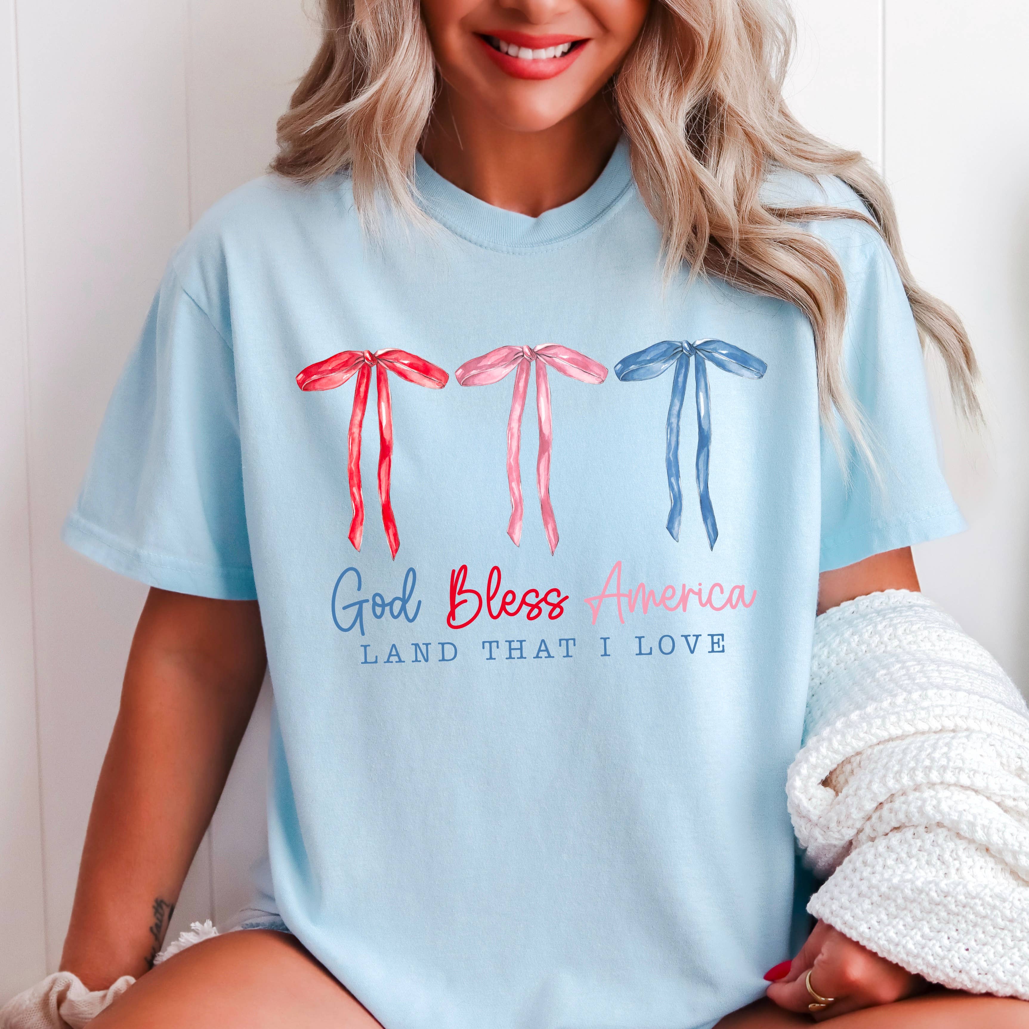 America July 4th Graphic Comfort Color - Adult & Kids T-Shirts, Sweatshirts & Hoodies apparel design preview 1