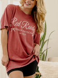 Texas Tech Established Bows Red Comfort Colors - Adult & Kids T-Shirts, Sweatshirts & Hoodies apparel design preview 1