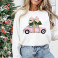 Pink Christmas Car 2025 Gildan - Adult & Kids T-Shirts, Sweatshirts & Hoodies apparel design preview 1