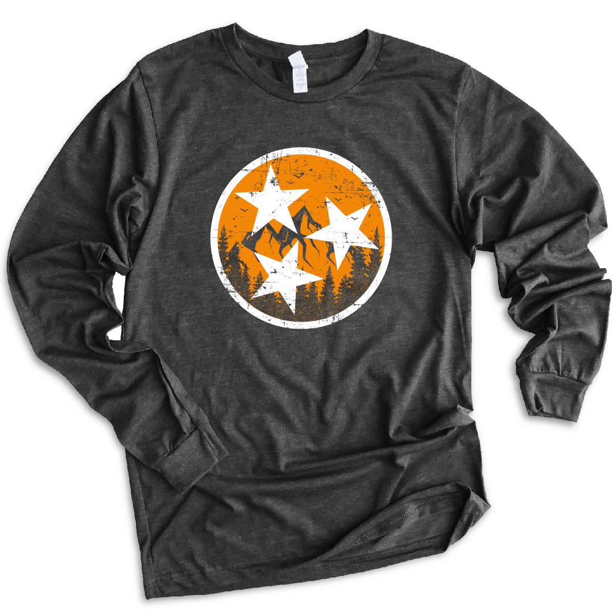 Tennessee Mountains Dark Heather - Adult & Kids T-Shirts, Sweatshirts & Hoodies apparel design preview 1