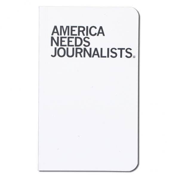 America Needs Journalists Notebook - Adult & Kids T-Shirts, Sweatshirts & Hoodies apparel design preview 1