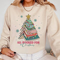 All Booked For Christmas, Reading, Teacher Winter - Adult & Kids T-Shirts, Sweatshirts & Hoodies apparel design preview 1