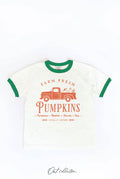 Farm Fresh Pumpkins Toddler Unisex Ringer Top - Adult & Kids T-Shirts, Sweatshirts & Hoodies apparel design preview 1