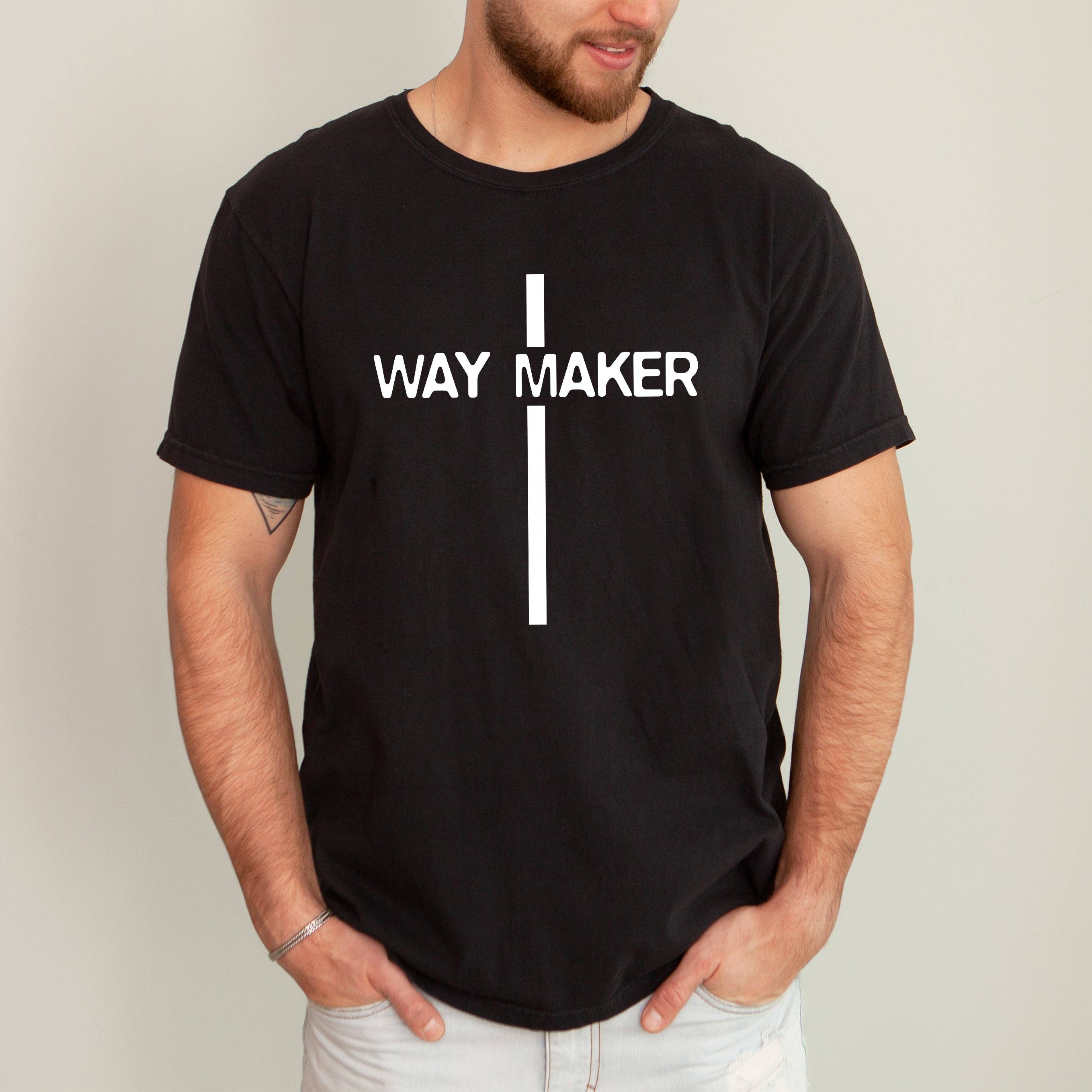 Way Maker, Faith, Christian, Gospel, Jesus, Religious - Adult & Kids T-Shirts, Sweatshirts & Hoodies apparel design preview 1