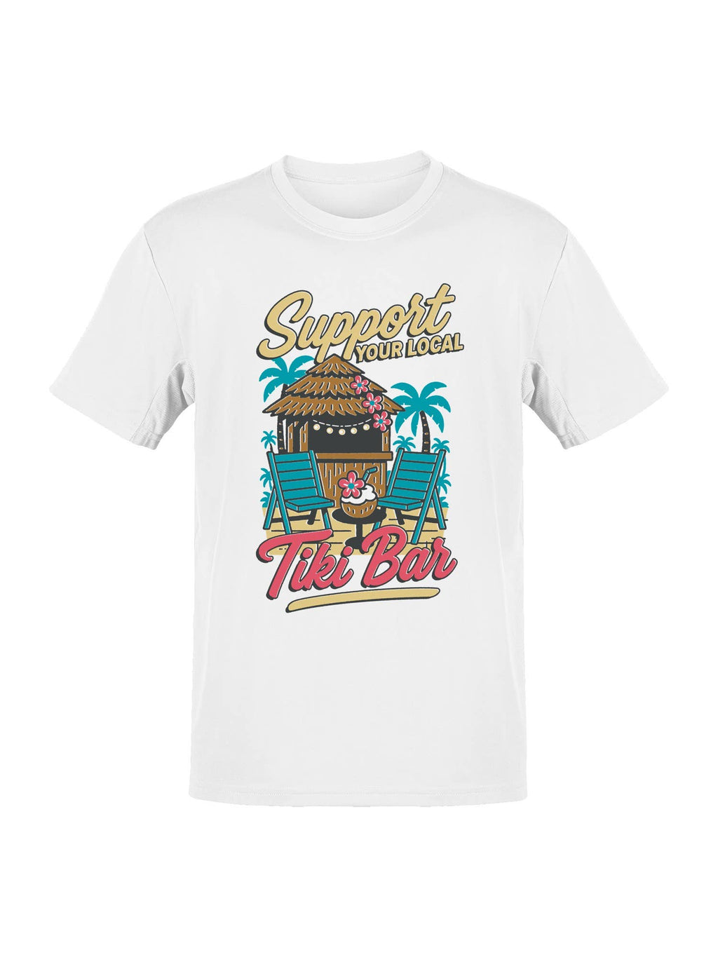 Support Your Local Tiki Bar Men's - Adult & Kids T-Shirts, Sweatshirts & Hoodies apparel design preview 1