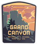 Grand Canyon National Park South Rim Sticker - Adult & Kids T-Shirts, Sweatshirts & Hoodies apparel design preview 1