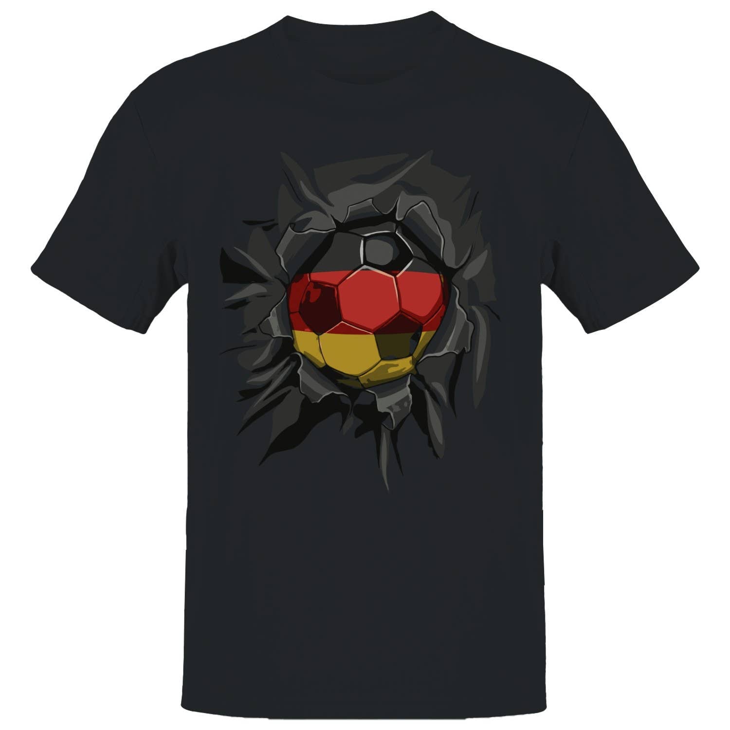 Germany Soccer Ripped Men's - Adult & Kids T-Shirts, Sweatshirts & Hoodies apparel design preview 1