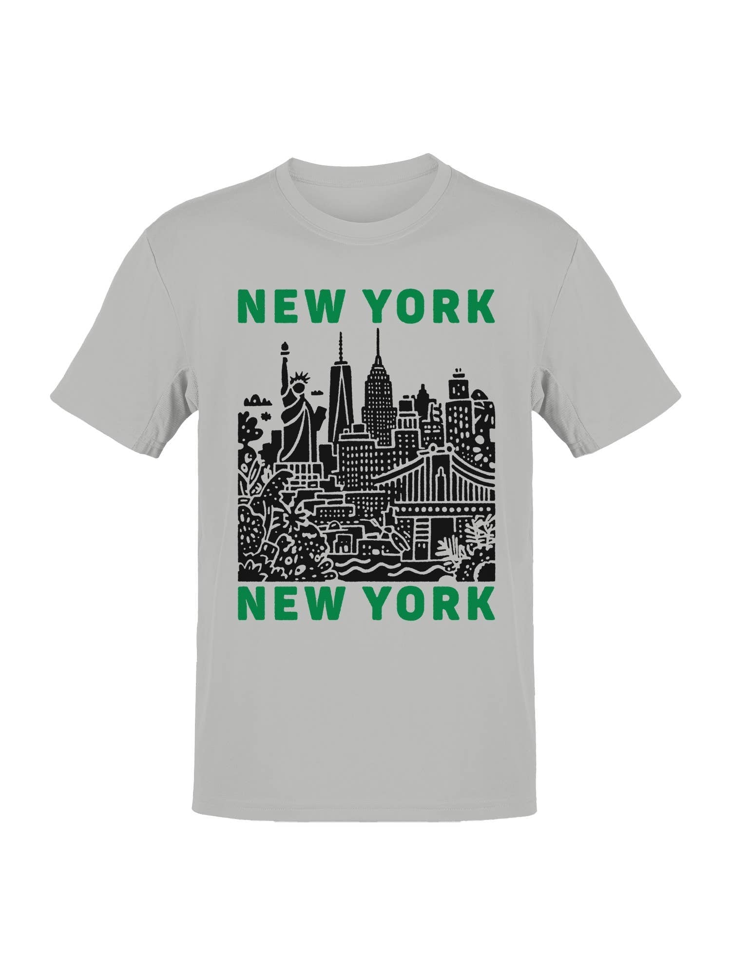 New York Skyline Art Print Men's - Adult & Kids T-Shirts, Sweatshirts & Hoodies apparel design preview 1