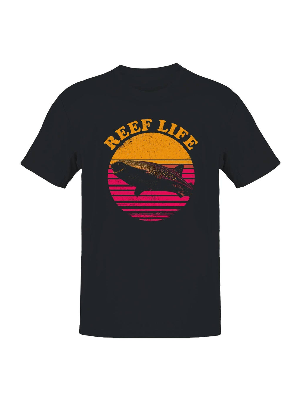 Sunset Whale Shark Reef Life Men's - Adult & Kids T-Shirts, Sweatshirts & Hoodies apparel design preview 1