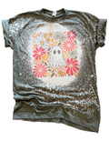 Groovy Ghoul Halloween Bleached - Adult & Kids T-Shirts, Sweatshirts & Hoodies apparel design preview 1