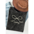 Bow Darling Mineral Wash - Adult & Kids T-Shirts, Sweatshirts & Hoodies apparel design preview 1