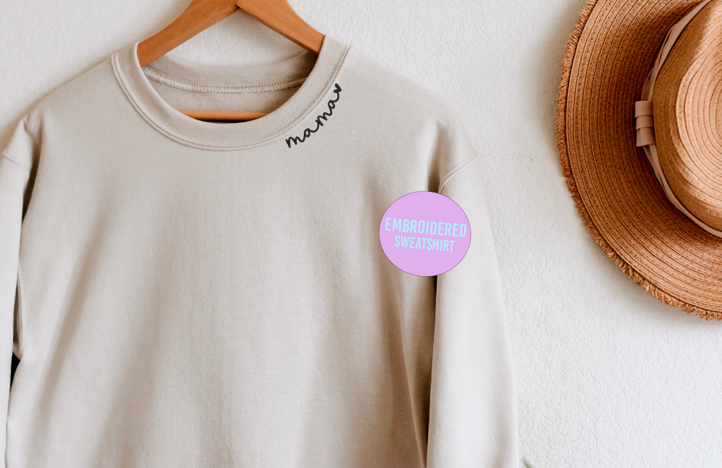 Mama Mothers Day, Gifts, Embroidery - Adult & Kids T-Shirts, Sweatshirts & Hoodies apparel design preview 1